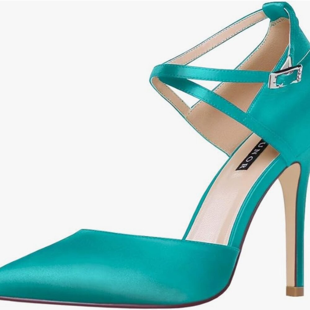 Women’s Satin Stiletto Heels - Size 7